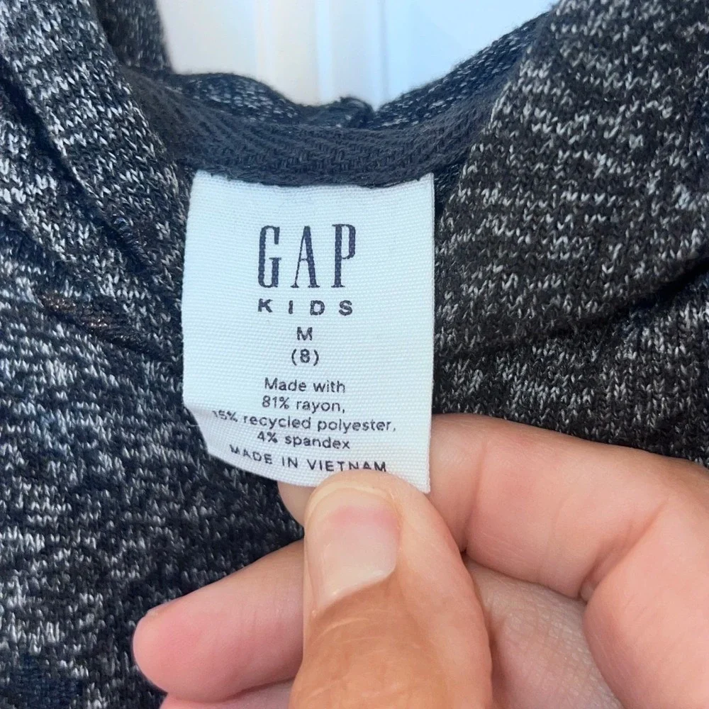 Gap Kids Size M (8) Star Hooded‎ Lightweight Sweatshirt